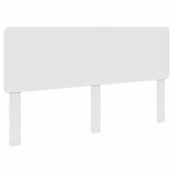 White Gloss 200cm Engineered Wood Headboard – VidaXL Edition