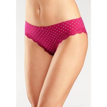 LASCANA Slip Rojo Fuego y Blanco