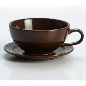 250ml Colourful Cappuccino Latte Cup and Saucer Set