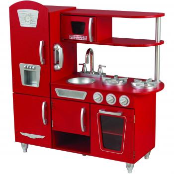 Kidkraft 53173: Set Cucinetta in Legno con Telefonino – Colore Rosso
