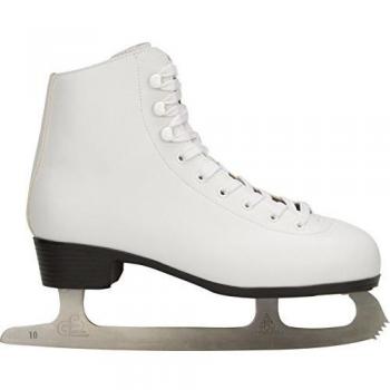 Women's Nijdam Figure Skate, Schreuders Brand, White – 37