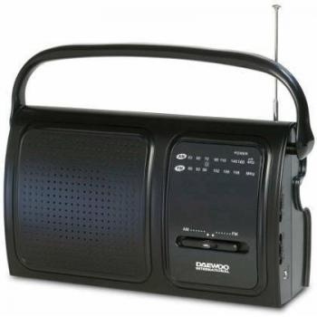 RADIO DE SOBREMESA DAEWOO DRP-19 AM/FM NEGRA