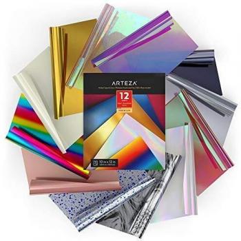 Arteza Craft HTV Kit – 12 Sheets, 10×12