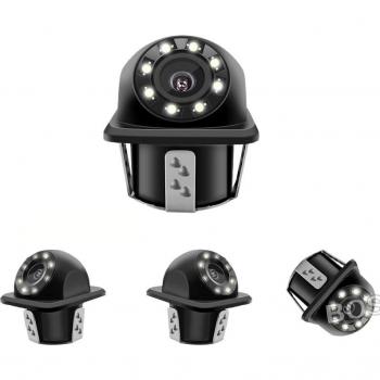 HD Reverse Camera with 180-Degree Angle and Night Vision for Cars