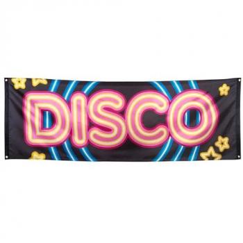 Fête Disco Banner – 74 cm x 2,20 m – Polyestres
