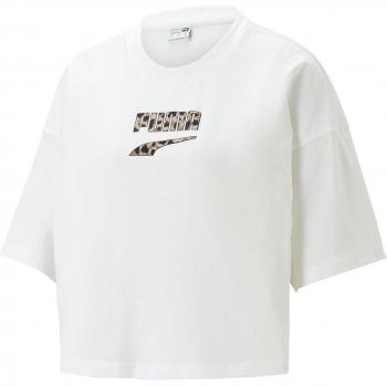 Camiseta Puma Oversized Mujer Blanco