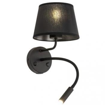 Elegante Wandleuchte mit Schwanenhals und USB-Ladefunktion
