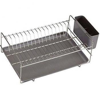 Mini Escurridor de Platos Sauvic, Acero 18/8