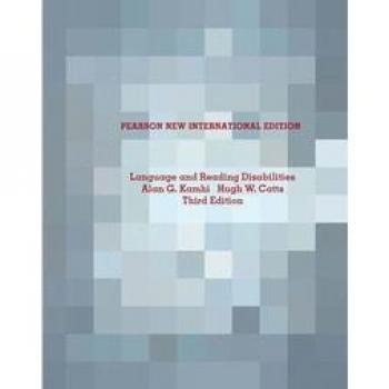 Language and Reading Disabilities by Hugh Catts
