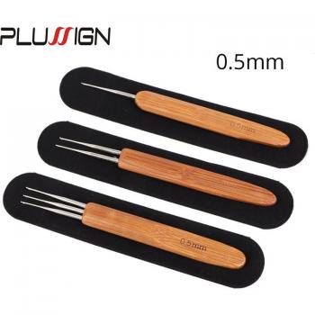3Pcs Hair Dreadlock Crochet Needles (0.5mm & 0.75mm)
