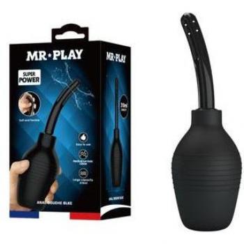 Mr. Play Duche Anal Blkc Super Power Preto 1 Unidade (Versión en Portugués)