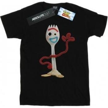 T-Shirt Donna bianca Disney Toy Story 4 Forky in Cotone