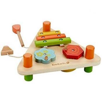 Jouet Musical Triangle 2 En 1 EverEarth