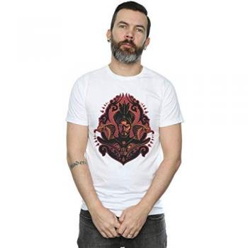 Men’s Aladdin Jafar Snakes T-Shirt – White L