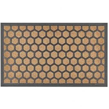 Abeille Élégance Paillasson 45×75 cm, Caoutchouc Antidérapant – Beliani