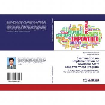 Examination on Implementation of Academic Staff Empowerment Program