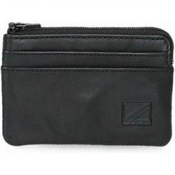 Pepe Jeans Chief Negro: Monedero de piel para hombre