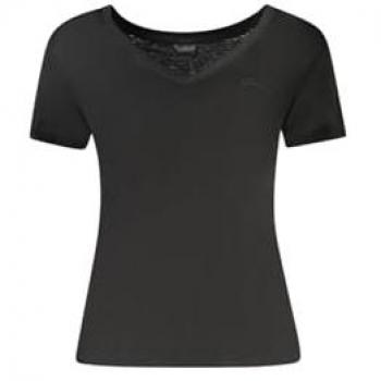 Tee-shirt Guess Noir à Col V XS