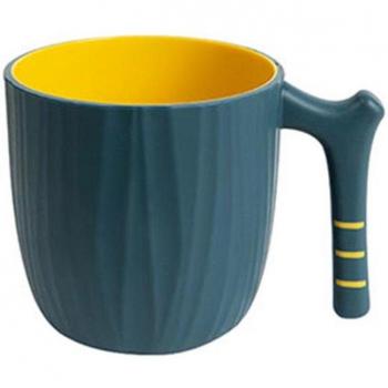 Tasse de bain dessin animé pour enfants avec support de brosse à dents