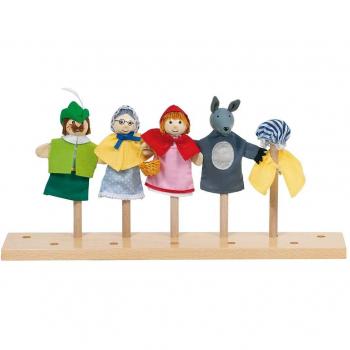 Goki 51898 Fingerpuppenset Rotkäppchen
