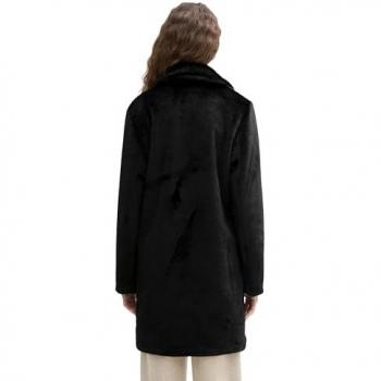 Tom Tailor Damenfellmantel Schwarz Größe XS