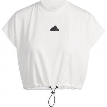 Blusa Deportiva Q1 Ciudad Escape Adidas Mujer Blanco