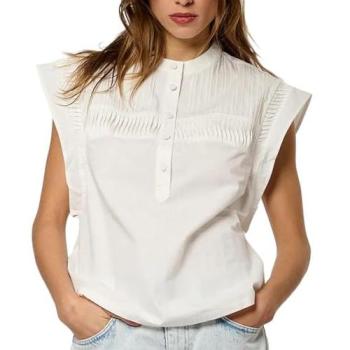 Blouse femme EDDA en coton blanc KAPORAL