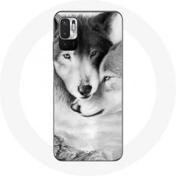 Protection Smartphone Xiaomi Redmi Note 10 5G – Couverture Loup & Animaux