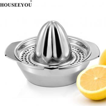 HOUSEEYOU Stainless Steel Citrus Squeezer