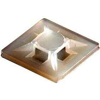 TY-ITS 19x19mm Universal Natural Cable Tie Anchor – 100 Units