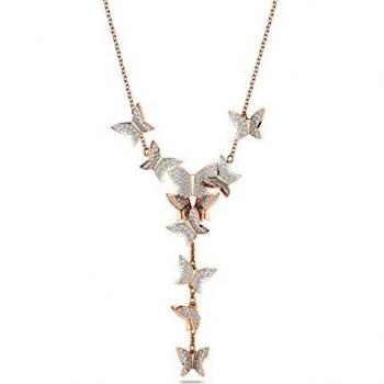 Collier Rose Gold Lilia Y Quartz