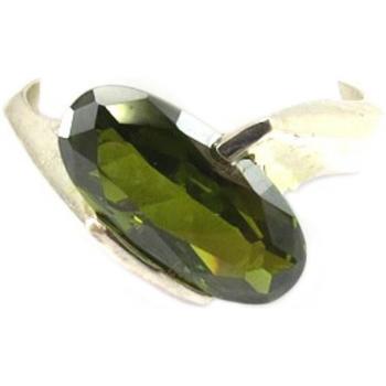 Green Grace Silver Olivine Ring – 56