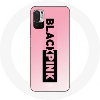 Coque Xiaomi Poco M3 Pro Blackpink Logo Noir et Rose