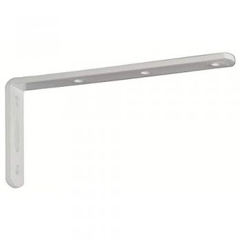 10 X SUPPORT D’ÉTAGÈRE RIDEAUX 10 CM SAETTA BIANC