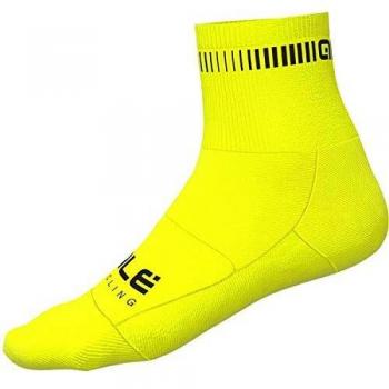 Calcetines Alé Strada Q-Skin en amarillo y negro