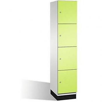 Armadietto C+P 488006 a scomparti per cambio con porte in acciaio