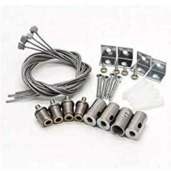 Vision-EL 773995 Kit de Suspension pour Plafonniers 60 x 60 cm