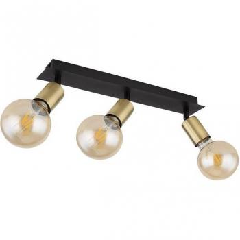 Globo Metall‑Deckenleuchte, 3‑Flammen‑Spot, LxH 40 × 12 cm