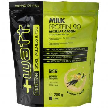 +watt Milk Protein 90 Gusto Vaniglia 750g