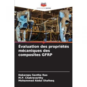 Santha Rao, Dakarapu: Évaluation des propriétés mécaniques des composites GFRP