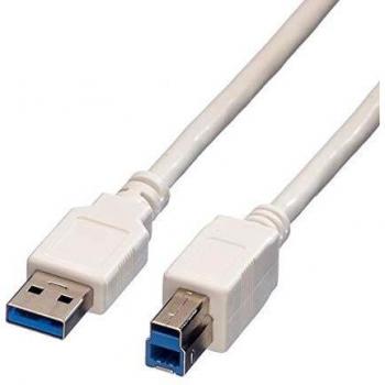 Value USB 3.0 Kabel, 1,8 m, Typ A auf B