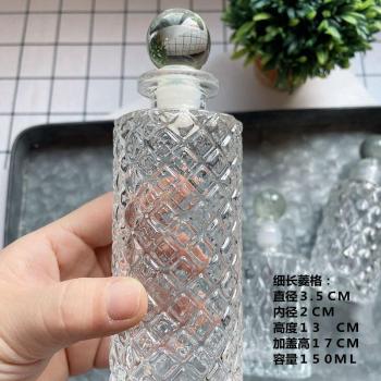 Bouteille décorative en verre pour essence