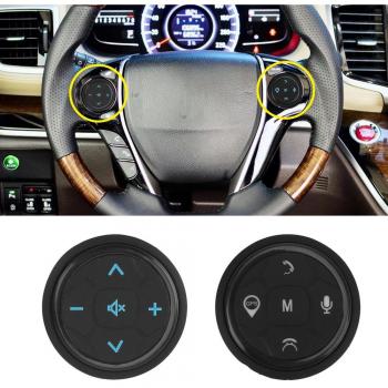 LEEPEE 10-Key Wireless Remote Control for Car Navigation and Music