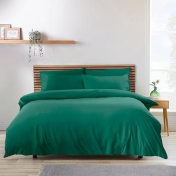 Catherine Lansfield Soft & Easy Iron Duvet Cover Set – King, Teal