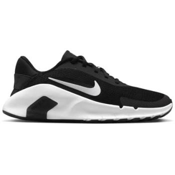Nike Flex Train Female Fitness Shoes – Black + White, Size 8