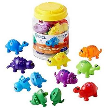 Jeu Construc-Dinos Snap'n'Learn, 18 pièces