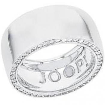 JOOP! Ring für Damen, Kristallzirkonia, 925er Silber