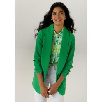 Aniston SELECTED Longblazer: Revers-Design, Raffiniert gekürzte Ärmel – Frisch eingetroffen