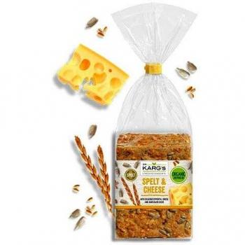 Dr Karg Organic Wholegrain Crispbread with Spelt and Emmental Cheese