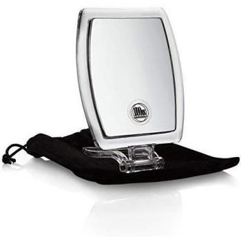 Makeup-Spiegel 8×10 cm – Klappbarer Acryl-Reflektor mit Ständer